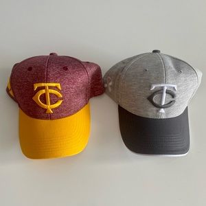 NWOT Minnesota Twins SnapBack Hats Embroidered Logo